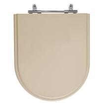 Assento Laqueado Carrara Amendoa Tampa Vaso Deca em MDF