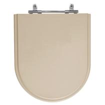 Assento Laqueado Carrara Amendoa Tampa Vaso Deca Em Mdf