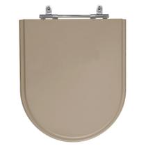 Assento Laqueado Carrara Bege Castor Tampa Vaso Deca em MDF Assento Laqueado Carrara Bege Castor Tampa Vaso Deca em MDF