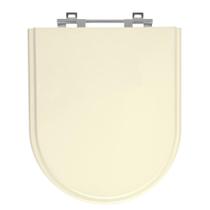 Assento Laqueado Carrara Creme Tampa Para Vaso Deca Em Mdf