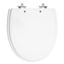 Assento Laqueado Eros Branco Tampa Para Vaso Incepa Em Mdf