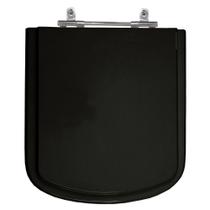 Assento Laqueado Gap Preto Tampa para Vaso Roca em MDF