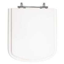 Assento Laqueado Hall Branco Tampa para Vaso Roca em MDF