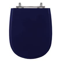 Assento Laqueado Paris Azul Cobalto Tampa Vaso Ideal Standard MDF Assento Laqueado Paris Azul Cobalto Tampa Vaso Ideal Standard MDF
