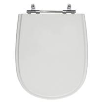 Assento Laqueado Paris Cinza Claro Tampa Para Vaso Ideal Mdf