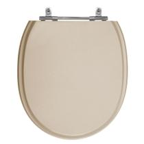 Assento Laqueado Village Amendoa Tampa Vaso Deca Em Mdf
