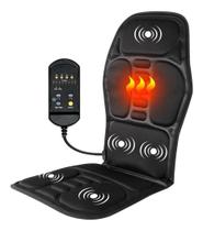 Assento Massageador Shiatsu Ultra Relaxante Costas Lombar 3d