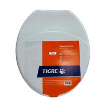 Assento Max Tampa Vaso Sanitario Tigre Lisa Resistente Oval