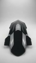 Assento Monoposto Traseiro Moto ABS Preto Brilhante