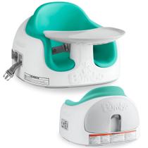 Assento Multiuso 3 em 1 Bumbo para 6 a 36 Meses, Assento Portátil para Alimentação e Brincadeira, Cadeira Alta Infantil com Bandeja, Aqua