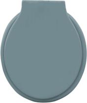 Assento Oval PVC Cinza Escuro Granplast Assento Oval PVC Cinza Escuro Granplast