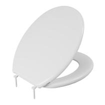 Assento oval universal almofadado slim pp branco astra