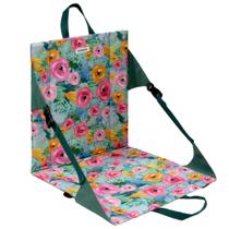 Assento para arquibancada JLDTOP dobrável à prova dágua com almofada floral Assento para arquibancada JLDTOP dobrável à prova dágua com almofada floral