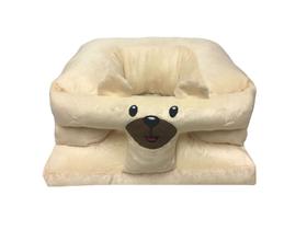 Assento Para Bebê - Poltroninha Em Tecido Soft - Ursinho Bege