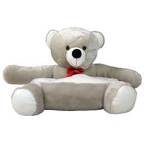 Assento Para Bebe Urso De Pelúcia Apoio Sofazinho Cadeirinha - Lc Baby