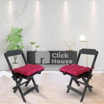 Assento Para Cadeira Futon 35x35cm Cores Variadas