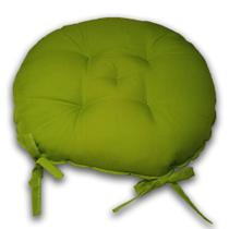 Assento Para Cadeira Futon 40x40 Redondo Verde Pistache Cód. 662