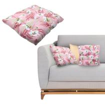 Assento Para Cadeira Futon 40x40cm Cores Variadas Estampadas