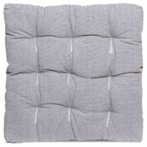 Assento Para Cadeira Futon Confort Com Fitas Para Amarrar Pallet Banco Banqueta Encosto Macio 40x40cm - Artesanal Teares