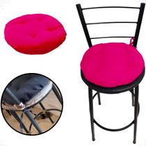 Assento Para Cadeira Futon Redondo 30cm Para Banquetas de 35 Cm Futton Com Fitas Para Amarrar