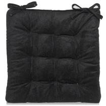 Assento Para Cadeira Futon Suede Modelos Diversos Com Fitas Para Amarrar Para Bancos Banquetas Pallets 40x40cm