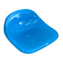 Assento Para Estádio Banco Cadeira Concha PP-7 Proteção UV Azul Claro