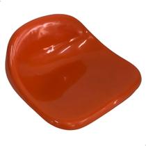 Assento Para Estádio Banco Cadeira Concha PP-7 Proteção UV Laranja