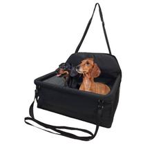Assento Pet Carro Grande Para 2 Cachorros Juntos Cadeira Transporte Espaçosa Com Cinto Seguro Confortável