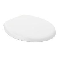 Assento Plástico Oval Branco com Soft Close Celite