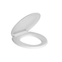 Assento Plástico Universal Slow Close Branco - Deca 430x365mm com Proteção Antibacteriana