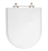 Assento poliester c/ fixacao cromada lk/duna/nuova/carrara/omega - branco gelo ap.23.17