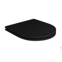 Assento Poliéster Carrara/Duna/Lk/Nuova/Level Slow Close AP237 Ébano Fosco/Cromado - Deca