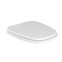 Assento Poliéster Com Microban Para Bacias Monte Carlo Branco / Cromado