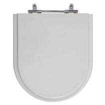 Assento Poliéster Laminado Riviera Cinza para Vaso Celite Assento Poliéster Laminado Riviera Cinza para Vaso Celite
