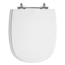 Assento Poliéster Laminado Sabatini Branco Tampa para Vaso Icasa Assento Poliéster Laminado Sabatini Branco Tampa para Vaso Icasa