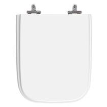 Assento Poliéster Laminado Tivoli Branco Tampa para Vaso Ideal