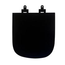 Assento Poliéster Piano Slow Close Preto Fosco Sedile AS32457