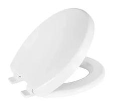 Assento Polipropileno Soft Close Oval Convencional Branco Tov1/sc Ast