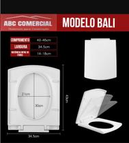 Assento pp Bali Soft Close para louça Incepa Assento pp Bali Soft Close para louça Incepa