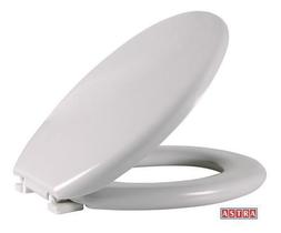 Assento Privada Almofadado Tampa Vaso Sanitário Astra Cinza Assento Privada Almofadado Tampa Vaso Sanitário Astra Cinza