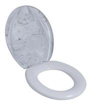 Assento Privada Almofadado Tampa Vaso Sanitário Marmorizado Assento Privada Almofadado Tampa Vaso Sanitário Marmorizado
