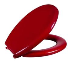 Assento Privada Almofadado Tampa Vaso Sanitário Vermelho Assento Privada Almofadado Tampa Vaso Sanitário Vermelho