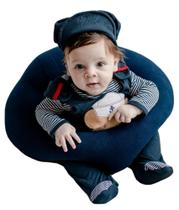 Assento Puff Apoio Para Bebeb Sentar Cadeirinha Poltroninha