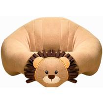 Assento Puff Rei Leão Savana Para Bebe Poltrona De Pelúcia Infantil Com Enchimento Conforto Deluxe
