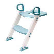 Assento Redutor Com Escada Infantil Degraus Antiderrapantes Azul Buba