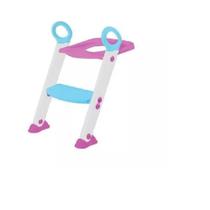 Assento Redutor com Escada para Desfralde Rosa - Buba Baby