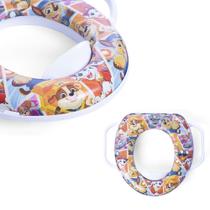 Assento Redutor De Vaso Com Alça Adaptador Bebe Treinamento Desfralde Patrulha Canina Suporte De Vaso Sanitário Infantil