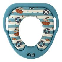 Assento Redutor De Vaso Infantil C/alças Azul Dutimultishop