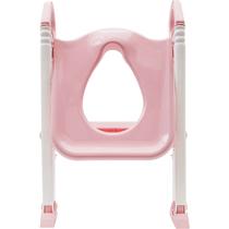 Assento Redutor Infantil Com Escada Desfralde Rosa - Buba