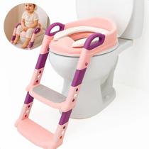 Assento Redutor Infantil Com Escada Para Vaso Sanitário